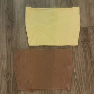 LA Hearts tube/crop tops.